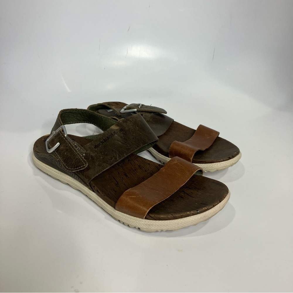 Merrell Around town backstrap sandals two toned vertiver‎ size 6